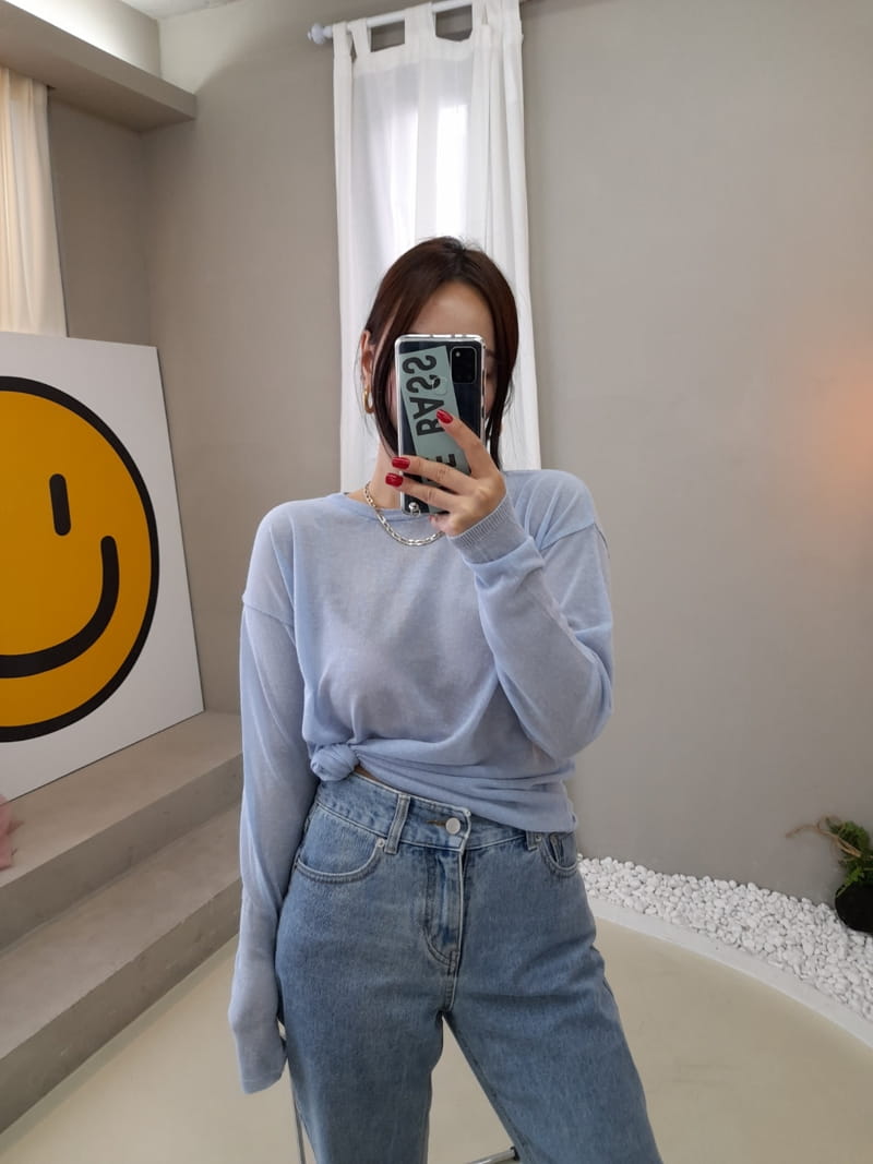 BLEND - Korean Children Fashion - #Kfashion4kids - Day Linen Round Knit