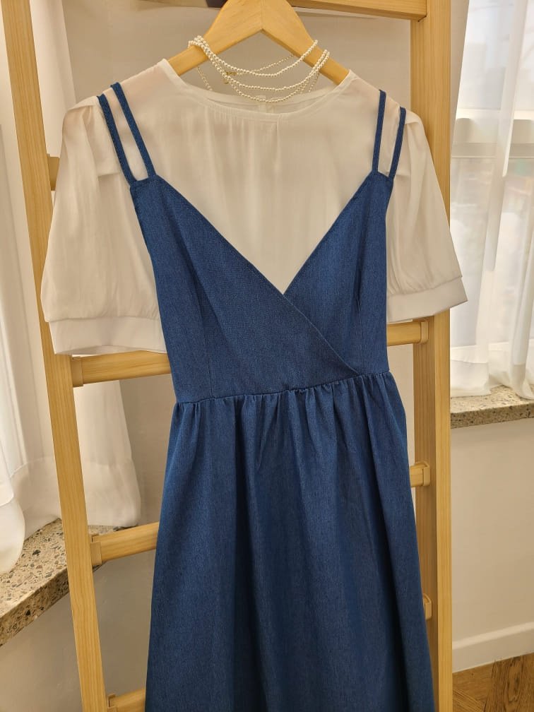BLEND - Korean Children Fashion - #Kfashion4kids - Denim One-piece - 2