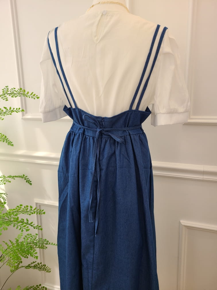 BLEND - Korean Children Fashion - #Kfashion4kids - Denim One-piece - 4