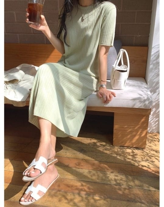 BLEND - Korean Children Fashion - #Kfashion4kids - Rib Linen One-piece - 2