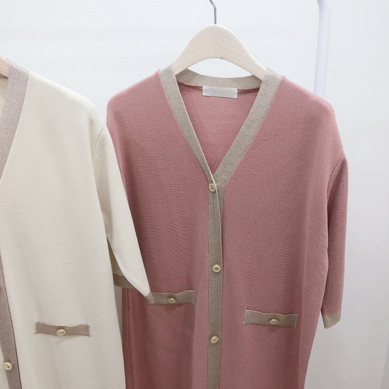 BLOOM - Korean Women Fashion - #Kfashion - Pearl Colored Button One-piece - 2
