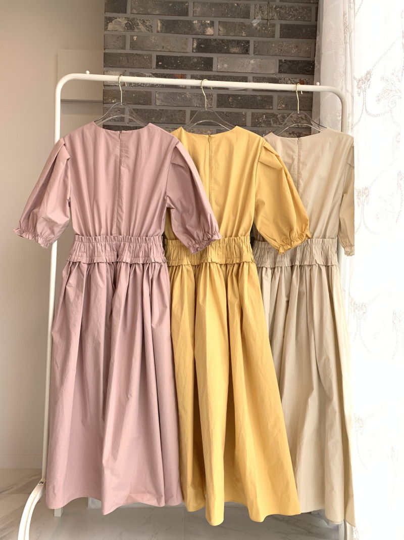 BLOOM - Korean Women Fashion - #Kfashion - Wendy Smocking One-piece - 6