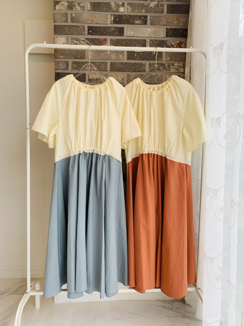 BLOOM - Korean Women Fashion - #Kfashion - Colored Overfit One-piece