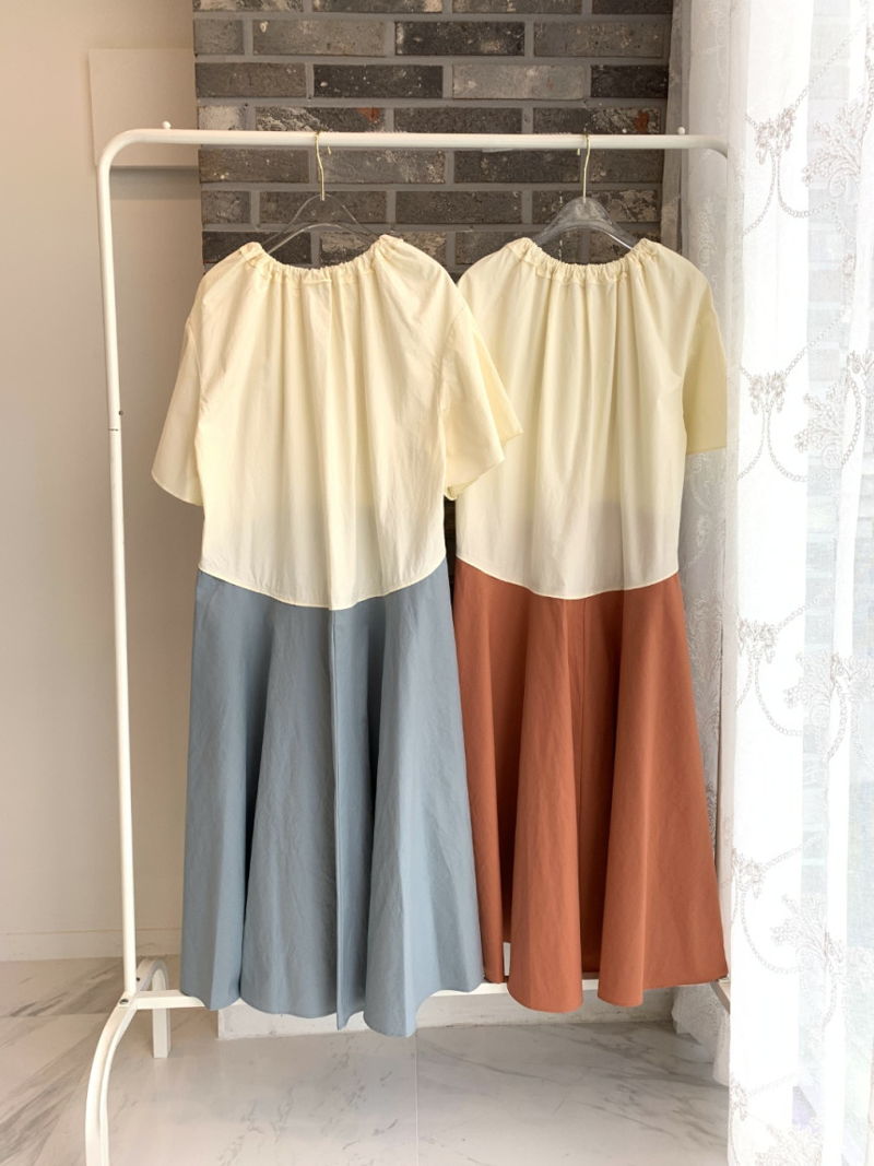BLOOM - Korean Women Fashion - #Kfashion - Colored Overfit One-piece - 4