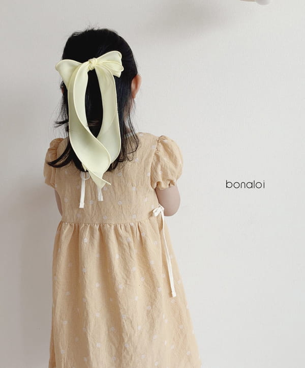 BONALOI - Korean Children Fashion - #Kfashion4kids - Nest Ribbon One-piece - 9