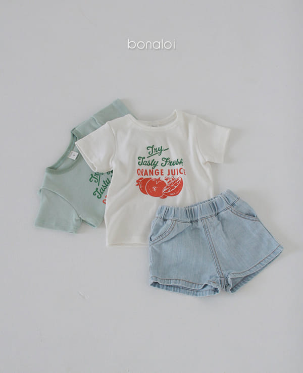 BONALOI - Korean Children Fashion - #Kfashion4kids - Denim Shorts - 6
