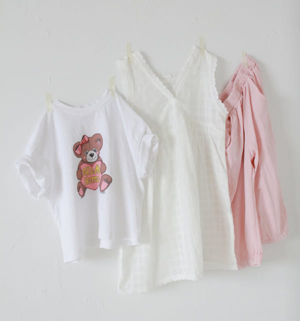 BONALOI - Korean Children Fashion - #Kfashion4kids - Sear Layered One-piece - 3