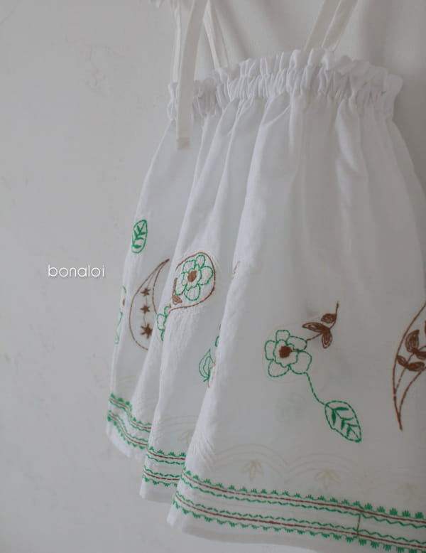 BONALOI - Korean Children Fashion - #Kfashion4kids - Adel Embroidery Skirt - 2
