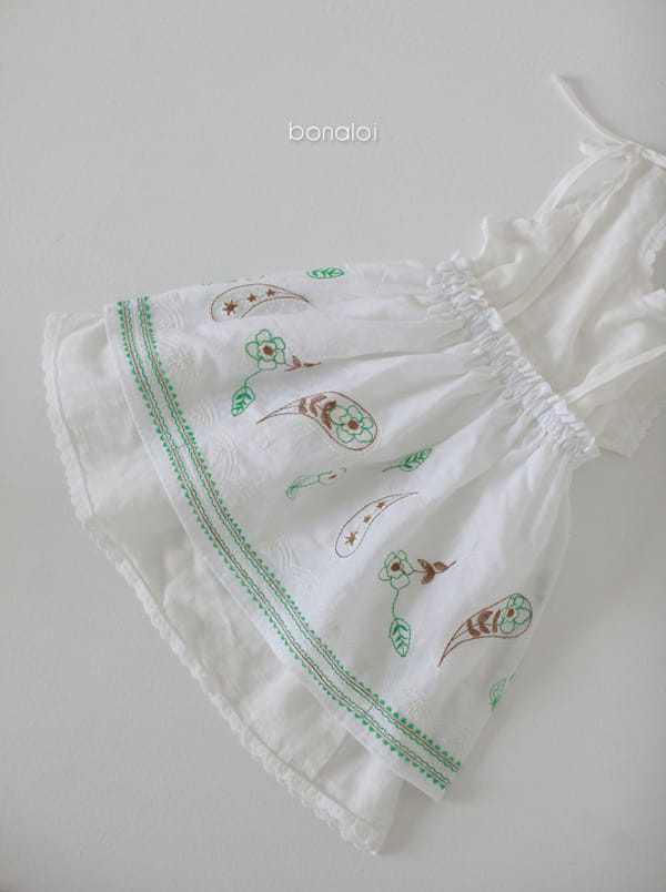 BONALOI - Korean Children Fashion - #Kfashion4kids - Adel Embroidery Skirt - 3