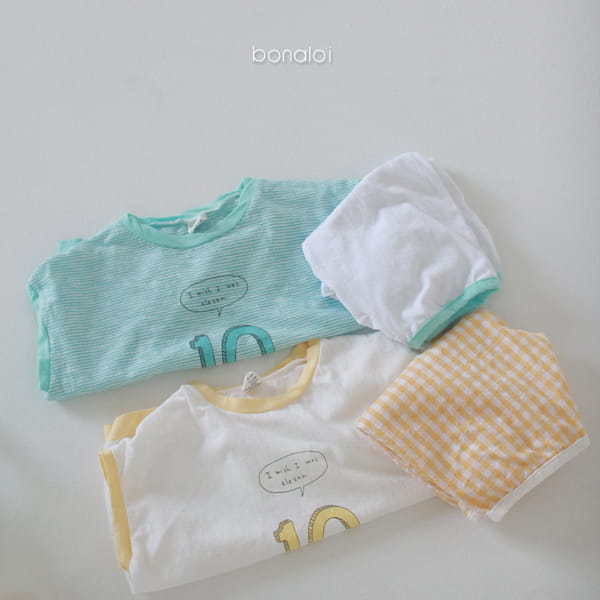 BONALOI - Korean Children Fashion - #Kfashion4kids - Potent Top Bottom Set