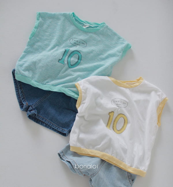 BONALOI - Korean Children Fashion - #Kfashion4kids - Potent Top Bottom Set - 8