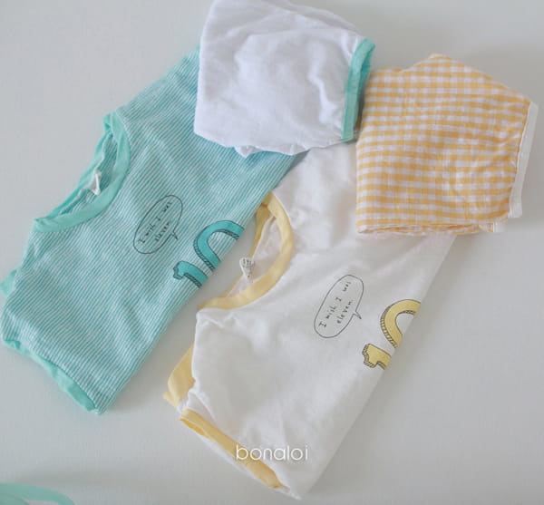 BONALOI - Korean Children Fashion - #Kfashion4kids - Potent Top Bottom Set - 9