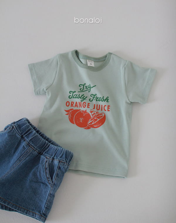 BONALOI - Korean Children Fashion - #Kfashion4kids - Fresh Orange Tee - 9