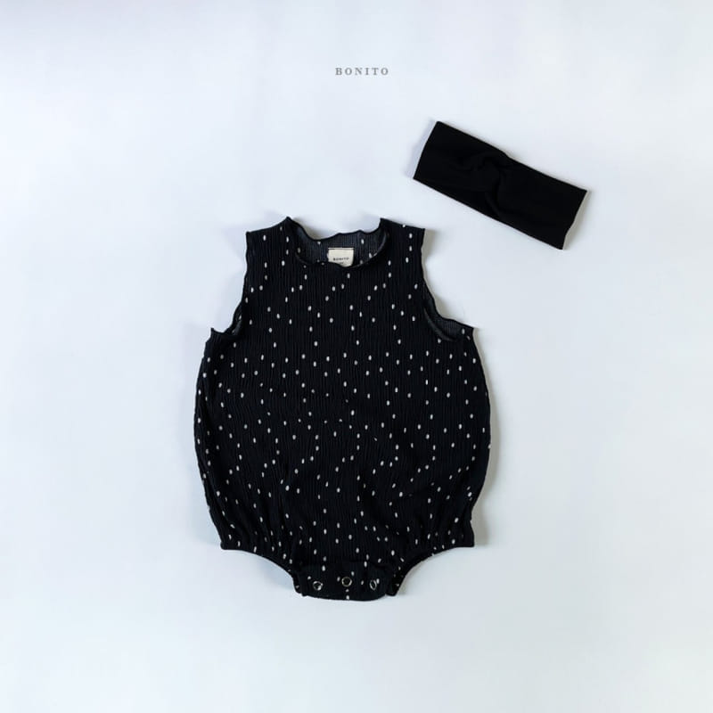 BONITO - Korean Children Fashion - #Kfashion4kids - Bebe Pleats Bodysuit with Hairband - 4