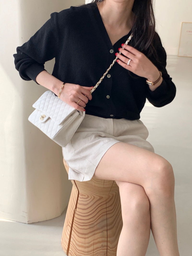 BOWEN - Korean Women Fashion - #Kfashion - Cotton Pure Cardigan - 10