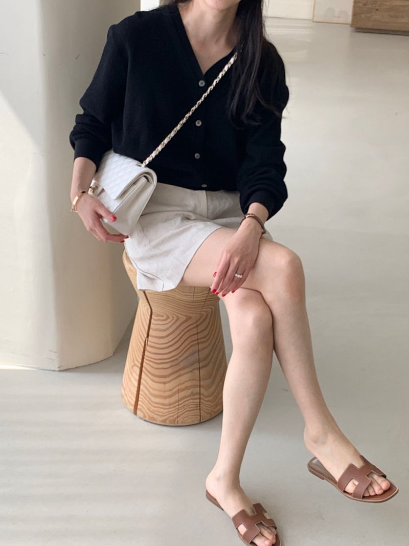 BOWEN - Korean Women Fashion - #Kfashion - Cotton Pure Cardigan - 3