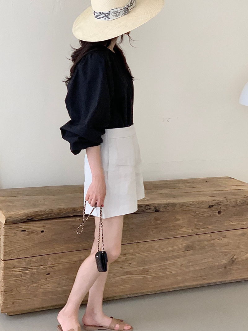 BOWEN - Korean Women Fashion - #Kfashion - Volume Blouse - 10