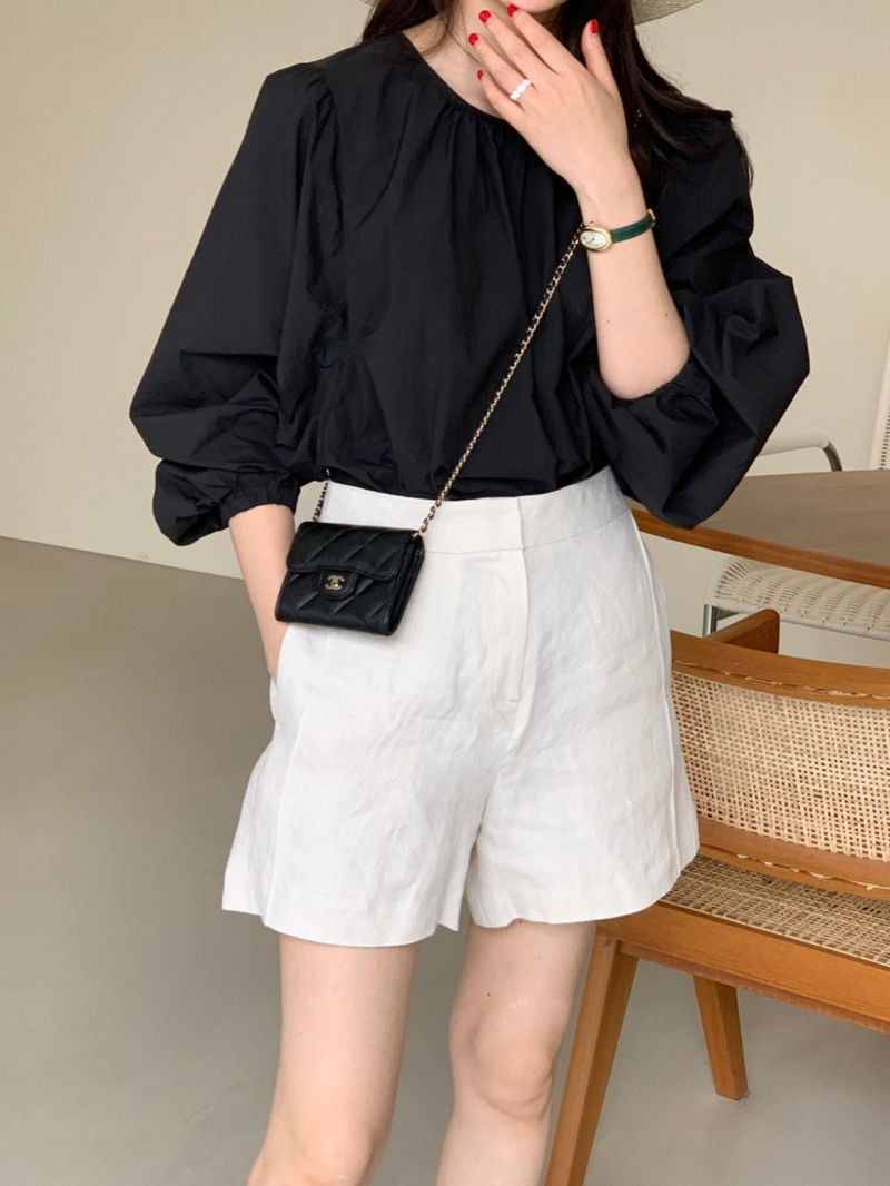 BOWEN - Korean Women Fashion - #Kfashion - Volume Blouse - 11