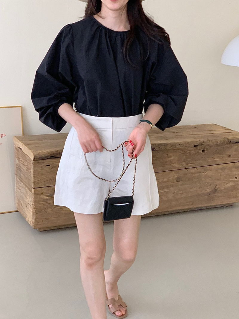 BOWEN - Korean Women Fashion - #Kfashion - Volume Blouse - 3