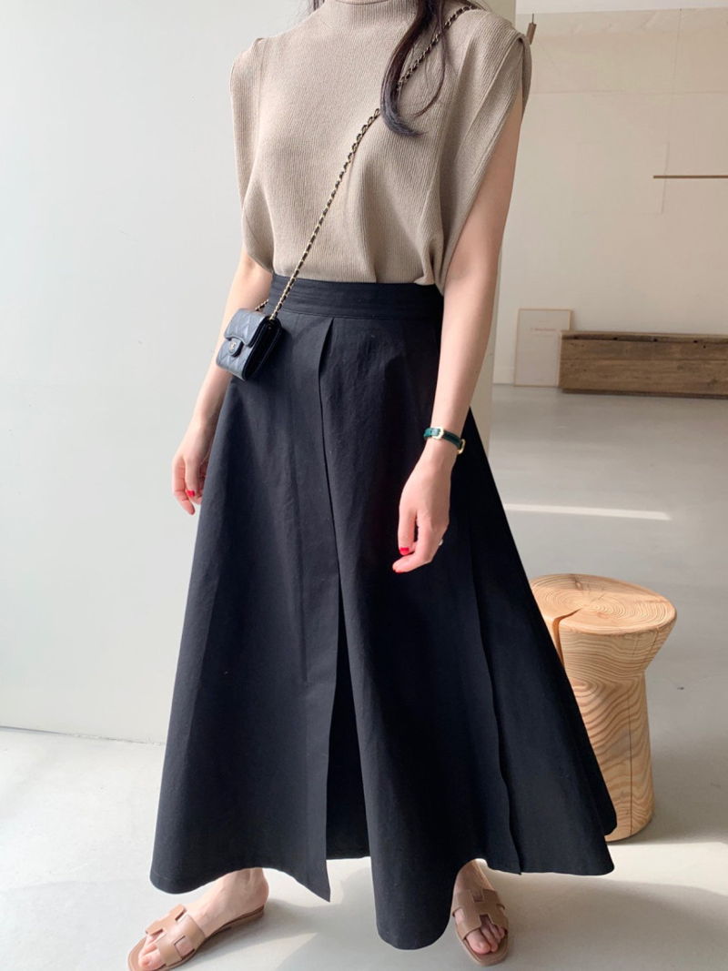 BOWEN - Korean Women Fashion - #Kfashion - Mere Stitch Skirt - 10