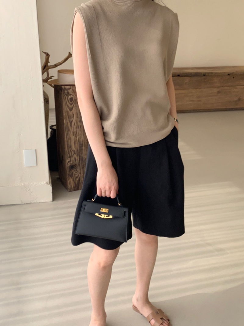 BOWEN - Korean Women Fashion - #Kfashion - Wholegarment Drop Shoulder Knit Top - 11