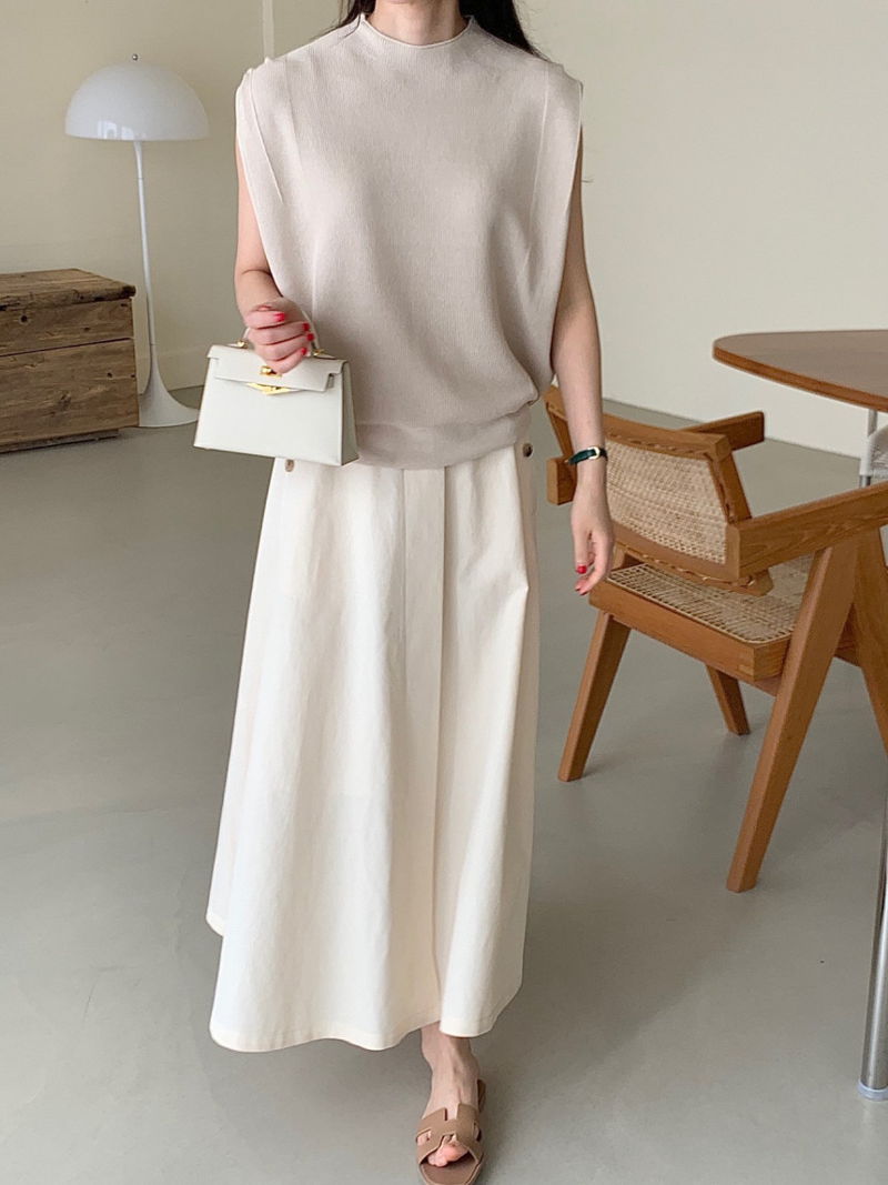 BOWEN - Korean Women Fashion - #Kfashion - Wholegarment Drop Shoulder Knit Top - 6