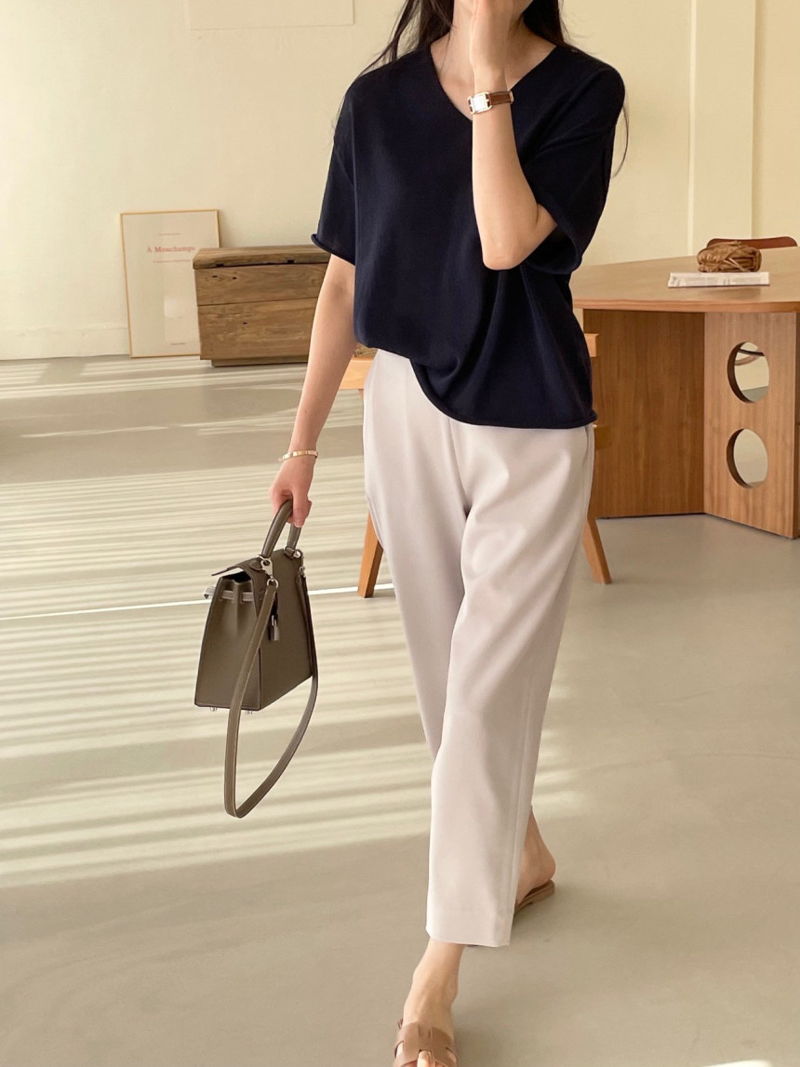 BOWEN - Korean Women Fashion - #Kfashion - Wholegarment Loose Knit Top - 12