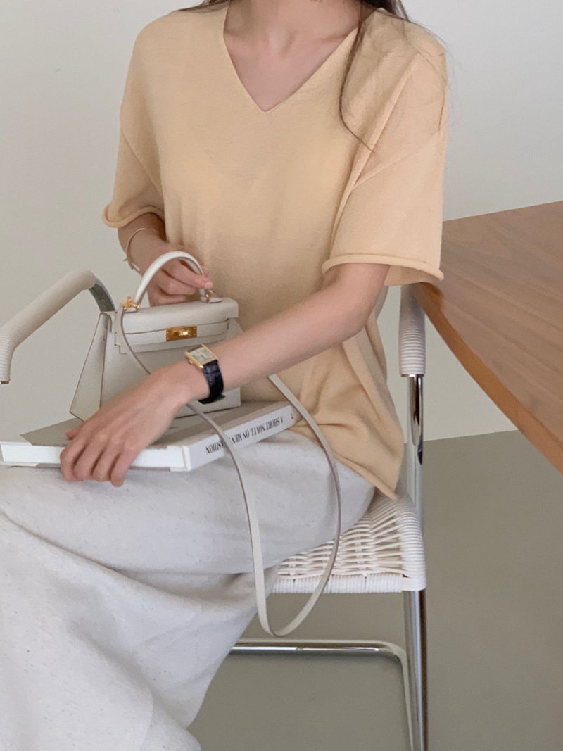 BOWEN - Korean Women Fashion - #Kfashion - Wholegarment Loose Knit Top - 2