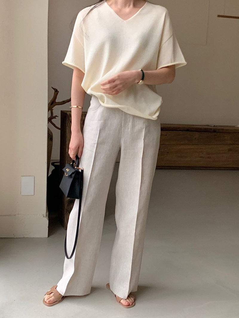 BOWEN - Korean Women Fashion - #Kfashion - Wholegarment Loose Knit Top - 4