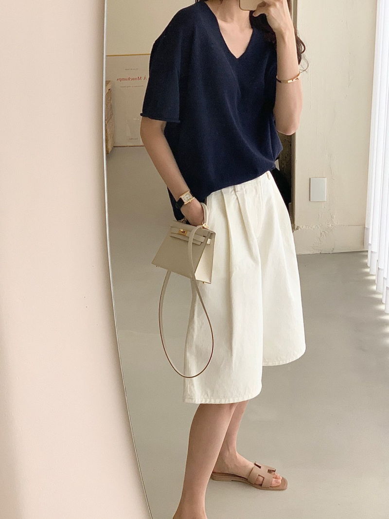 BOWEN - Korean Women Fashion - #Kfashion - Wholegarment Loose Knit Top - 8