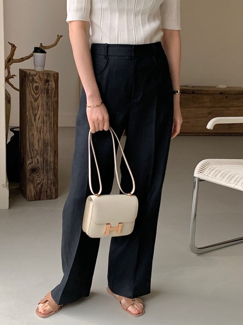 BOWEN - Korean Women Fashion - #Kfashion - Jacquemus Pants - 10