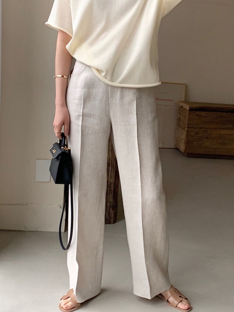 BOWEN - Korean Women Fashion - #Kfashion - Jacquemus Pants - 3