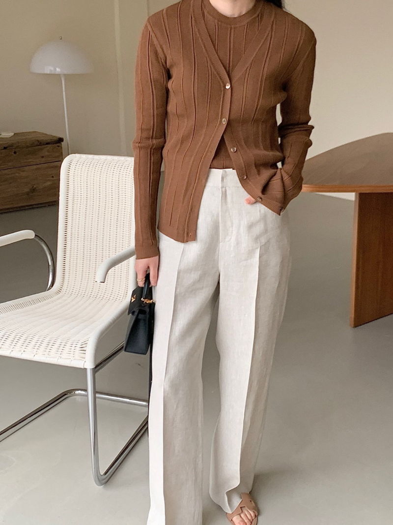 BOWEN - Korean Women Fashion - #Kfashion - Jacquemus Pants - 6