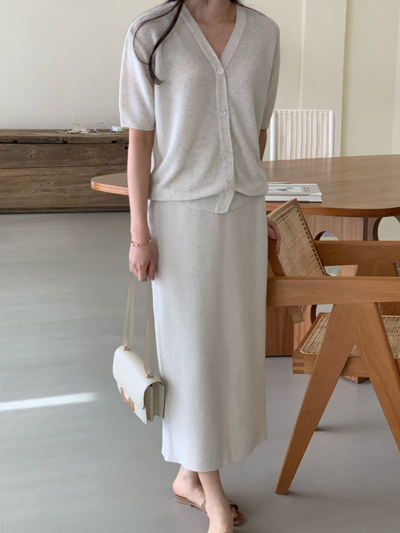 BOWEN - Korean Women Fashion - #Kfashion - Summer Linen H Skirt - 3