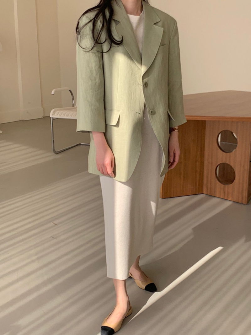 BOWEN - Korean Women Fashion - #Kfashion - Summer Linen H Skirt - 5