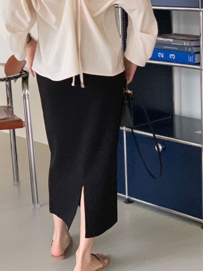 BOWEN - Korean Women Fashion - #Kfashion - Summer Linen H Skirt - 8