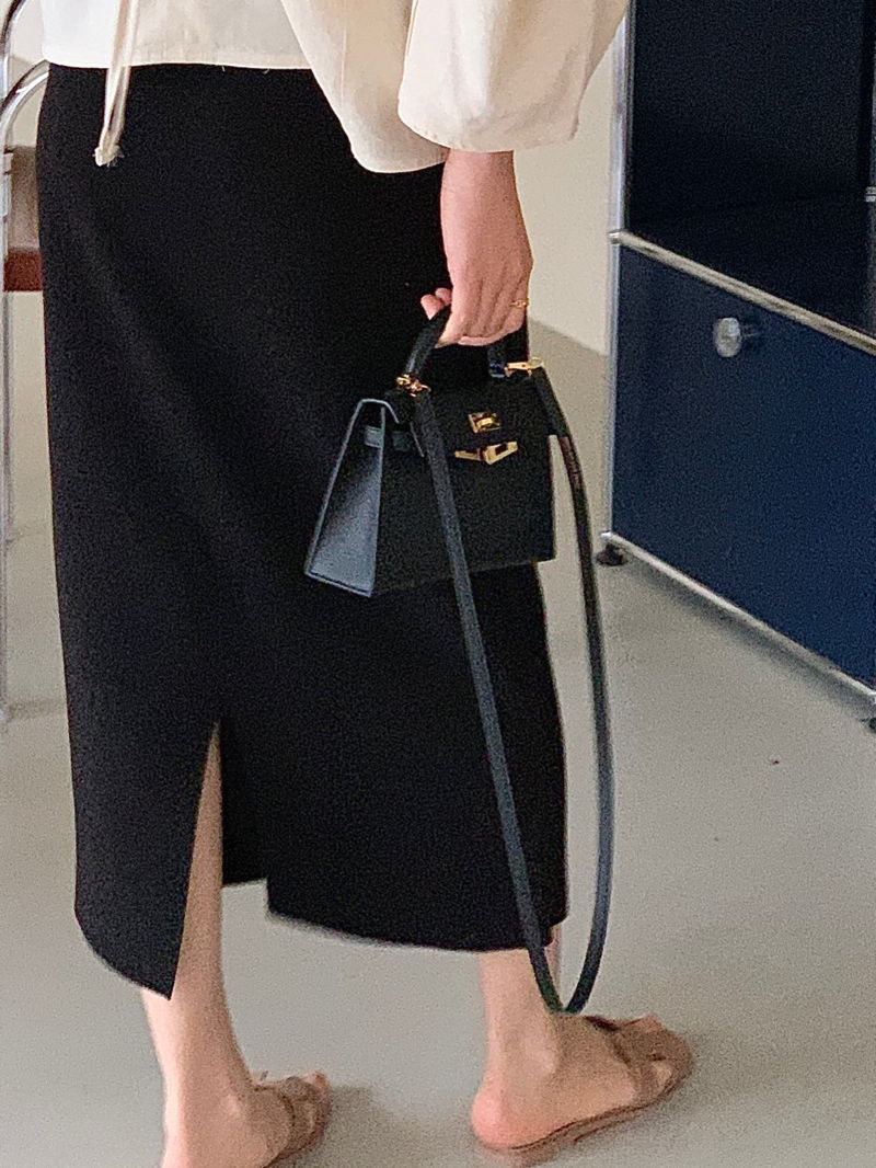 BOWEN - Korean Women Fashion - #Kfashion - Summer Linen H Skirt - 9