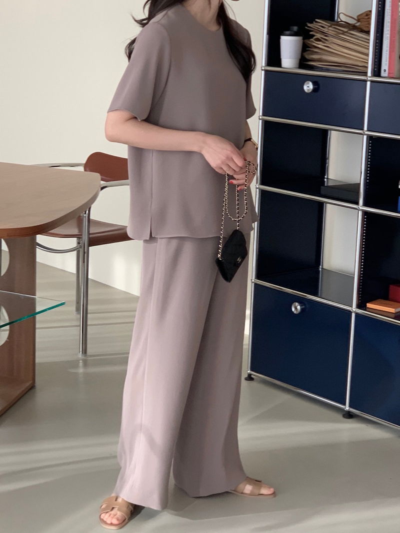 BOWEN - Korean Women Fashion - #Kfashion - Raw Banding Pants - 2