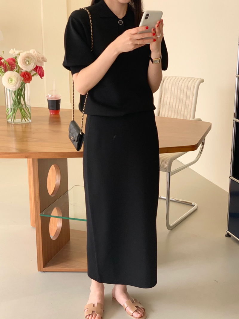 BOWEN - Korean Women Fashion - #Kfashion - Batoner Skirt - 2