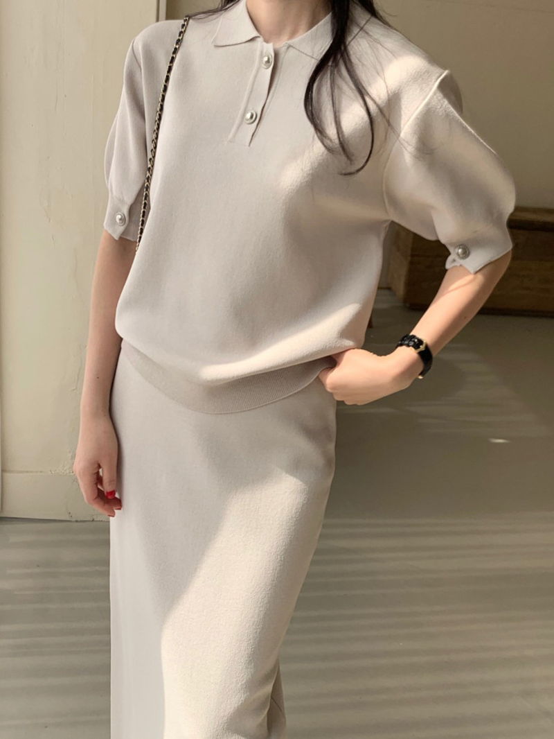 BOWEN - Korean Women Fashion - #Kfashion - Batoner Skirt - 6