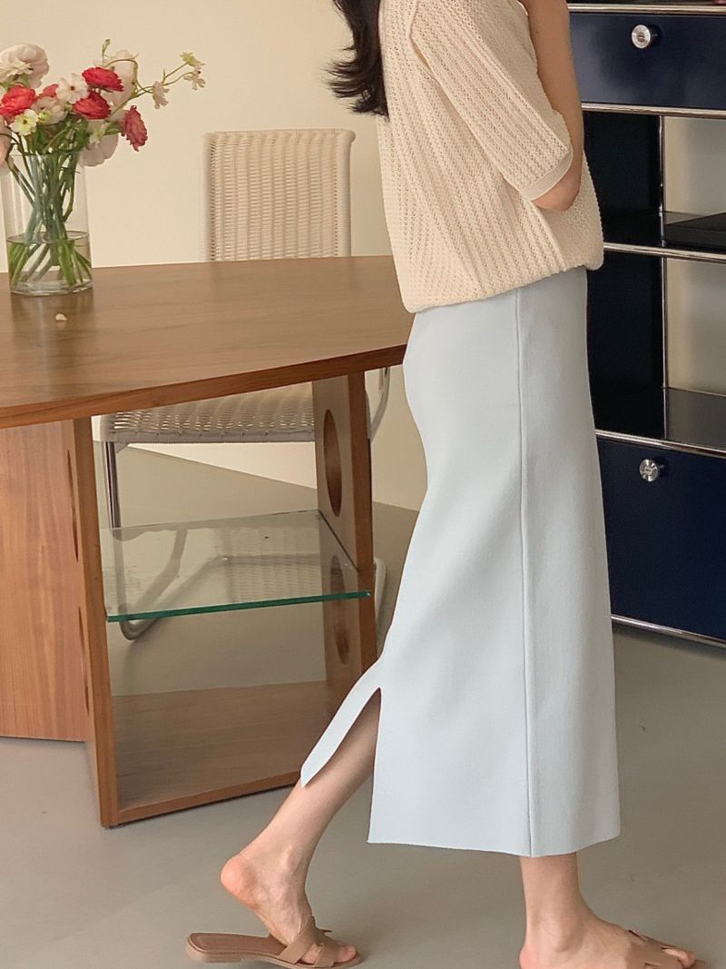 BOWEN - Korean Women Fashion - #Kfashion - Batoner Skirt - 8