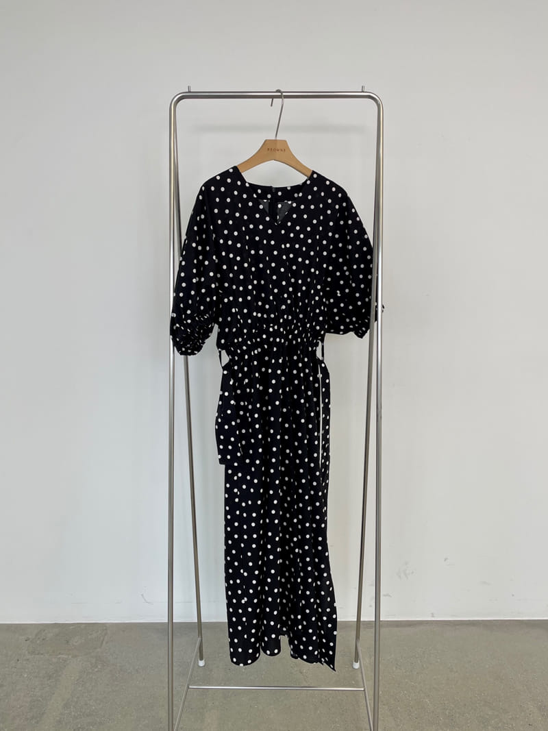 BROWNS - Korean Children Fashion - #Kfashion4kids - Summer Dot One-piece - 2