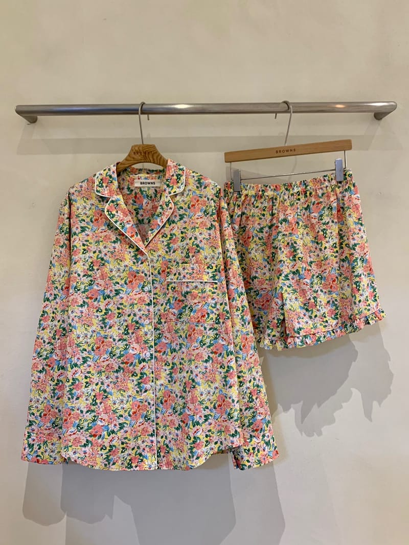 BROWNS - Korean Children Fashion - #Kfashion4kids - Cotton Flower Pajamas - 3