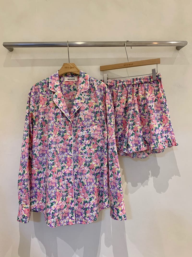BROWNS - Korean Children Fashion - #Kfashion4kids - Cotton Flower Pajamas - 4