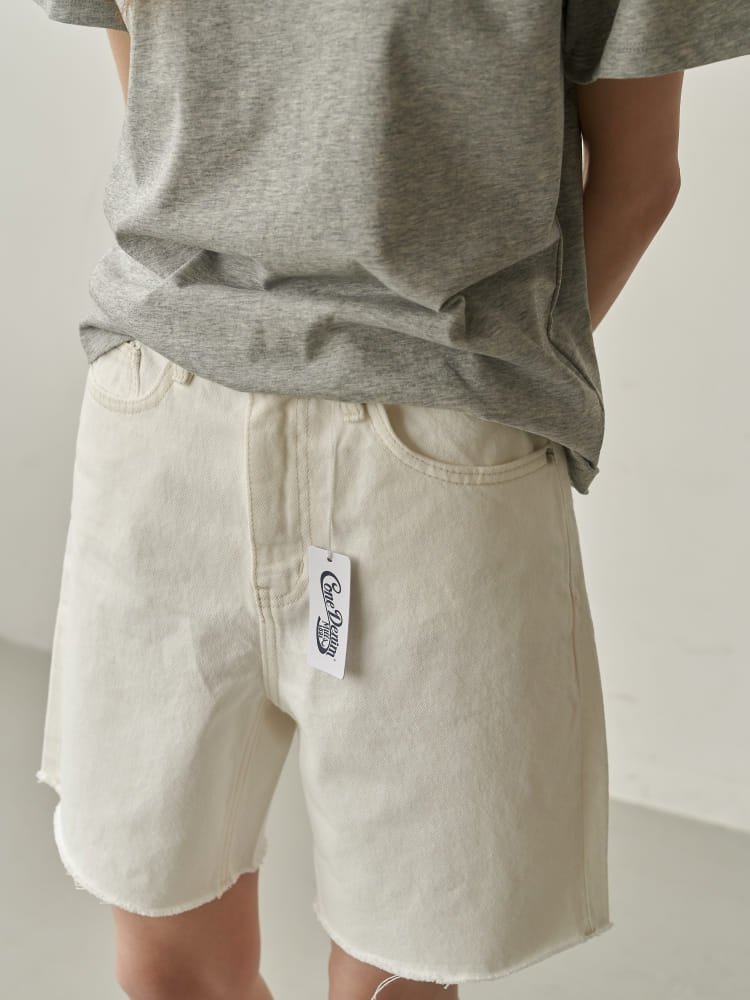 BRUNI - Korean Children Fashion - #Kfashion4kids - Half Corn Denim Shorts - 2