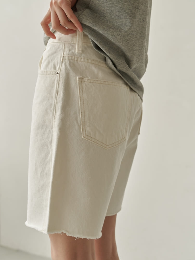 BRUNI - Korean Children Fashion - #Kfashion4kids - Half Corn Denim Shorts - 3