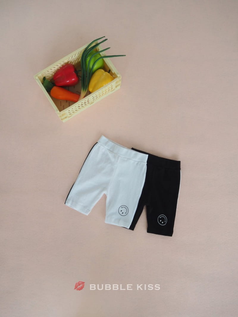 BUBBLE KISS - Korean Children Fashion - #Kfashion4kids - Smile Short Leggings