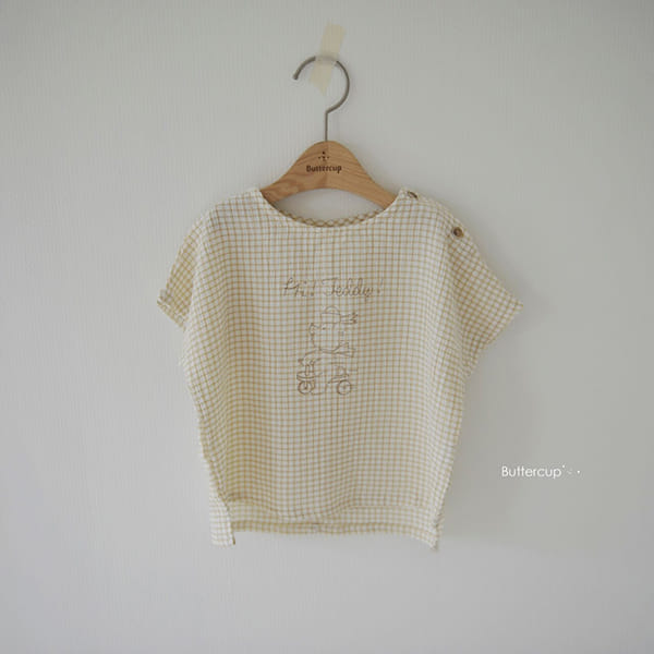 BUTTERCUP - Korean Children Fashion - #Kfashion4kids - Bicycle Bear Square Tee - 12