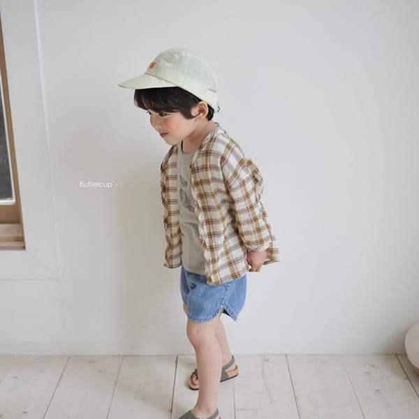 BUTTERCUP - Korean Children Fashion - #Kfashion4kids - Binding Mini Denim Shorts - 10