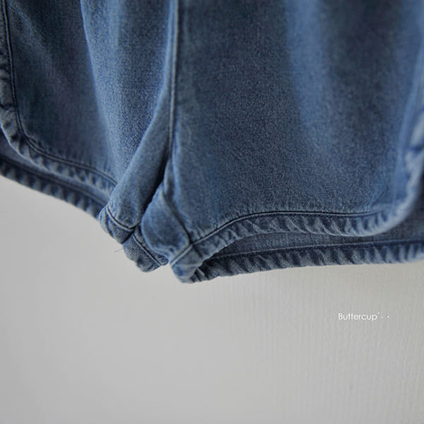 BUTTERCUP - Korean Children Fashion - #Kfashion4kids - Binding Mini Denim Shorts - 4